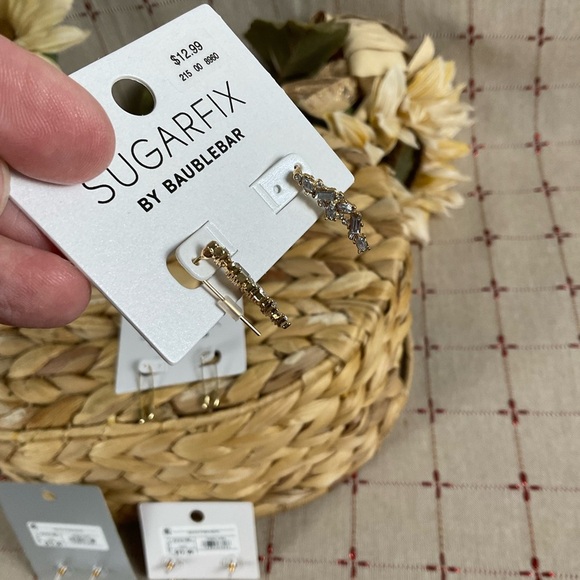 Sugarfix by Baublebar Earrings Bundle 10 Total Hearts Pearls Butterflies New - Picture 10 of 10